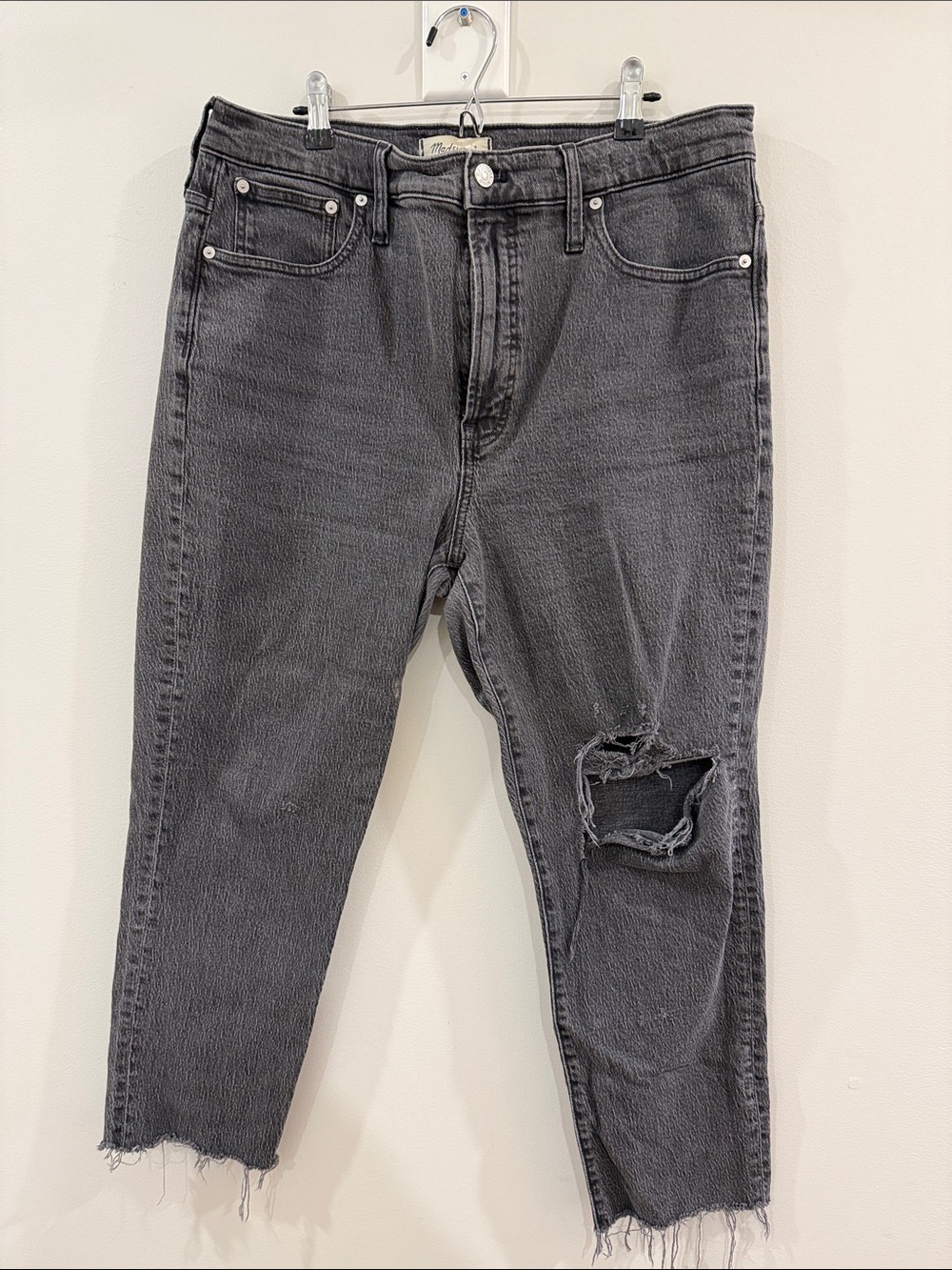 Madewell Washed Charcoal Perfect Vintage  Jeans